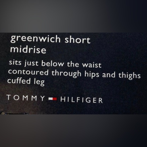 tommy hilfiger white greenwich cuffed shorts - Picture 2 of 4